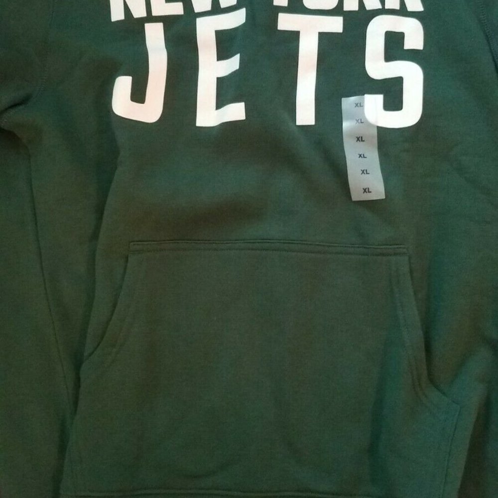 New York Jets NFL Hoodie Sweatshirt with pocket - Picture 2 of 4